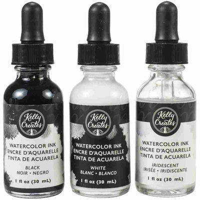 Liquid Watercolor Set (Black) - Kelly Creates - Clearance