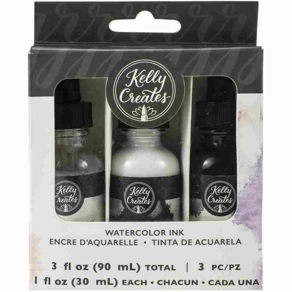 Liquid Watercolor Set (Black)-Kelly Creates