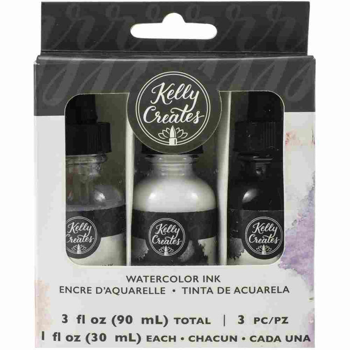 Liquid Watercolor Set (Black)-Kelly Creates