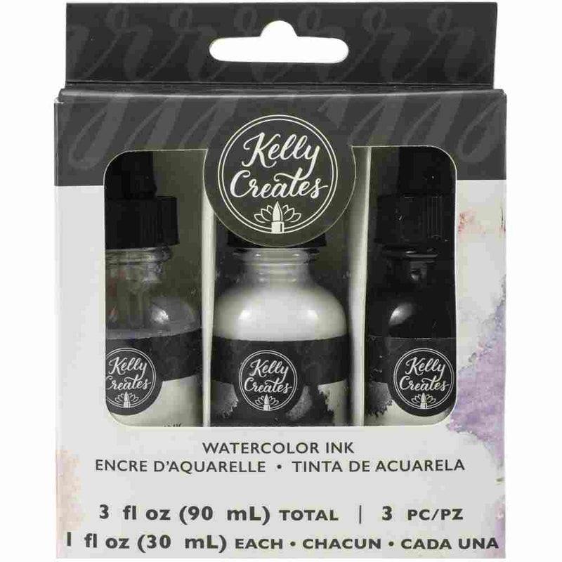 Liquid Watercolor Set (Black) - Kelly Creates - Clearance