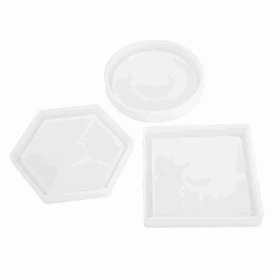 Coaster Silicone Molds - Color Pour Resin - American Crafts - Clearance
