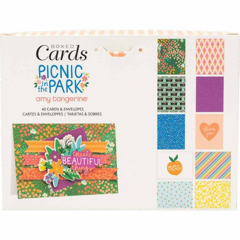 Picnic in the Park Boxed Cards Set - Amy Tangerine - American Crafts - Clearance