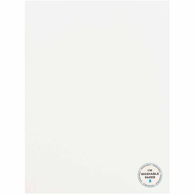 Matte White 8.5" x 11" Washable Paper - American Crafts - Clearance