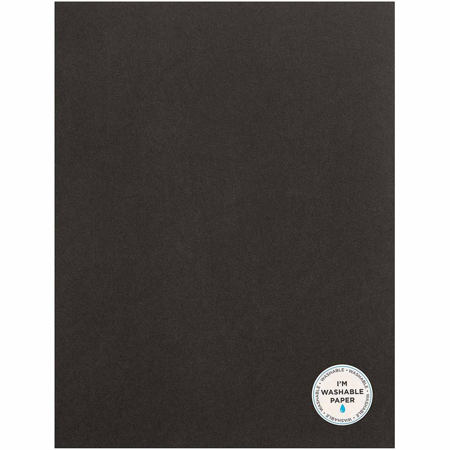 Matte Black 8.5" x 11" Washable Paper-American Crafts