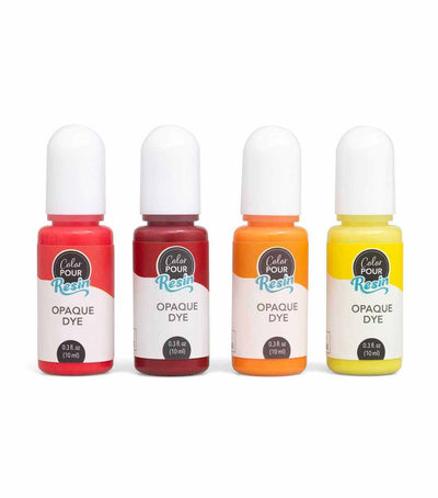 Warm Opaque Dye Set - Color Pour Resin - American Crafts - Clearance