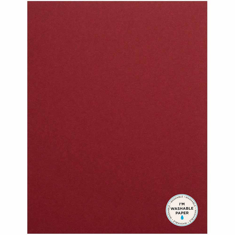 Matte Rouge 8.5" x 11" Washable Paper - American Crafts - Clearance