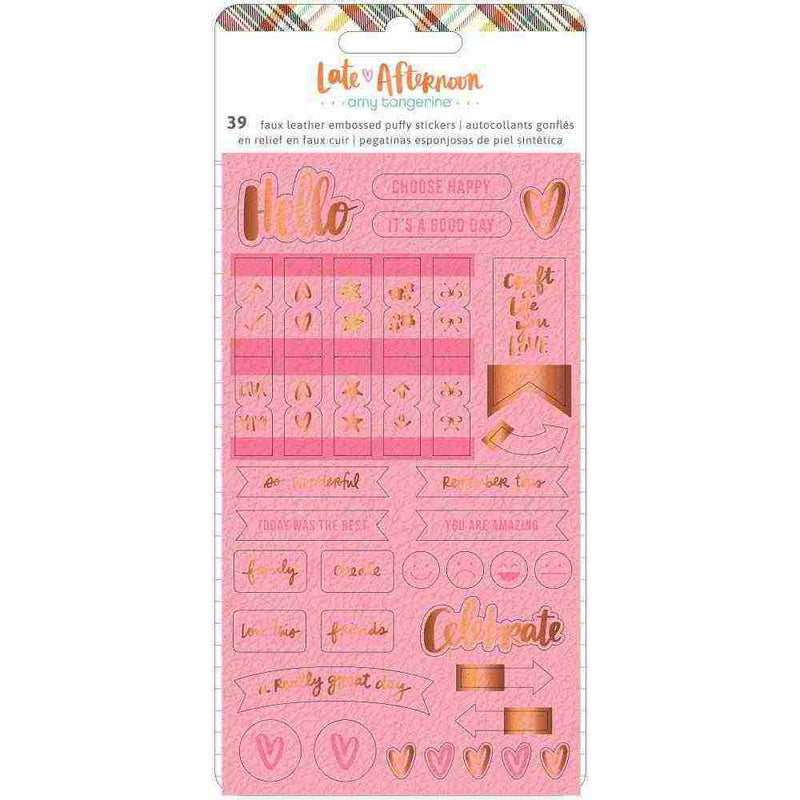 Late Afternoon Puffy Stickers - American Crafts - Clearance