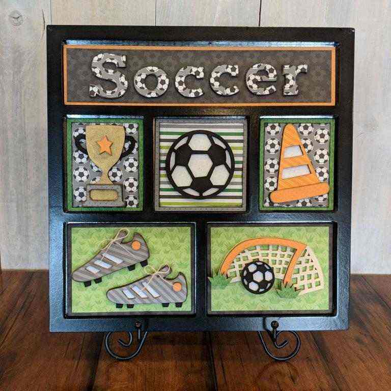 Soccer Shadow Box Kit - Foundations Decor