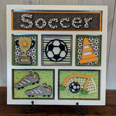 Soccer Shadow Box Kit - Foundations Decor