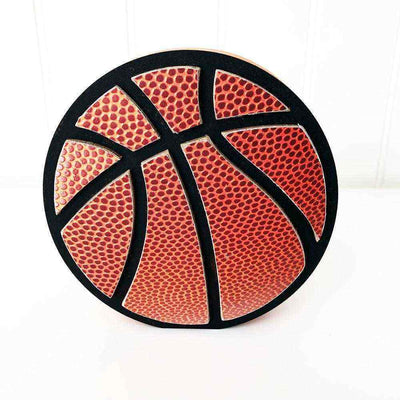 Basketball Unfinished Wood Craft - Foundations Decor