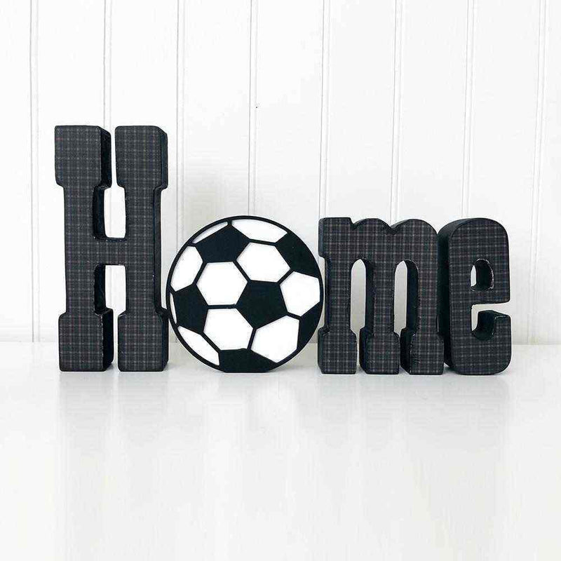 Soccer Ball Unfinished Wood Craft - Foundations Decor