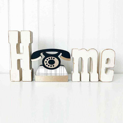Telephone Unfinished Wood Craft - Foundations Decor