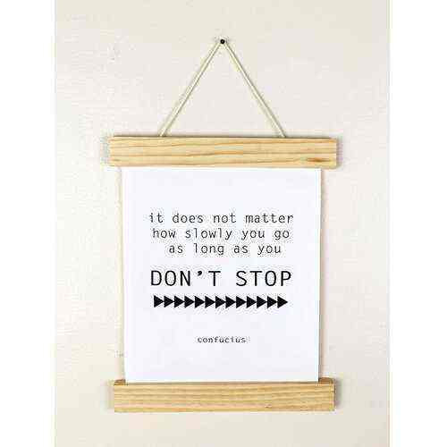 9-Inch Click Stick Set w/ Canvas Prints in Natural - Foundations Decor