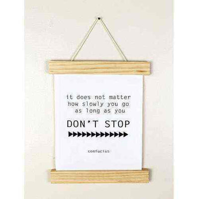 9-Inch Click Stick Set w/ Canvas Prints in Natural - Foundations Decor