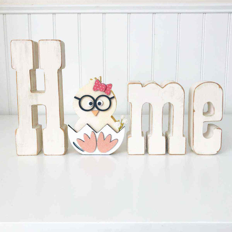 Lil Chick Unfinished Wood Craft - Home - Foundations Decor