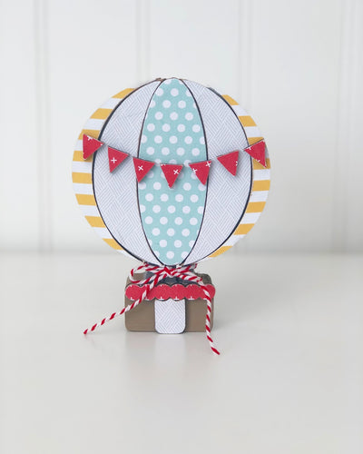 Fly High Hot Air Balloon Unfinished Wood Craft - Home - Foundations Decor