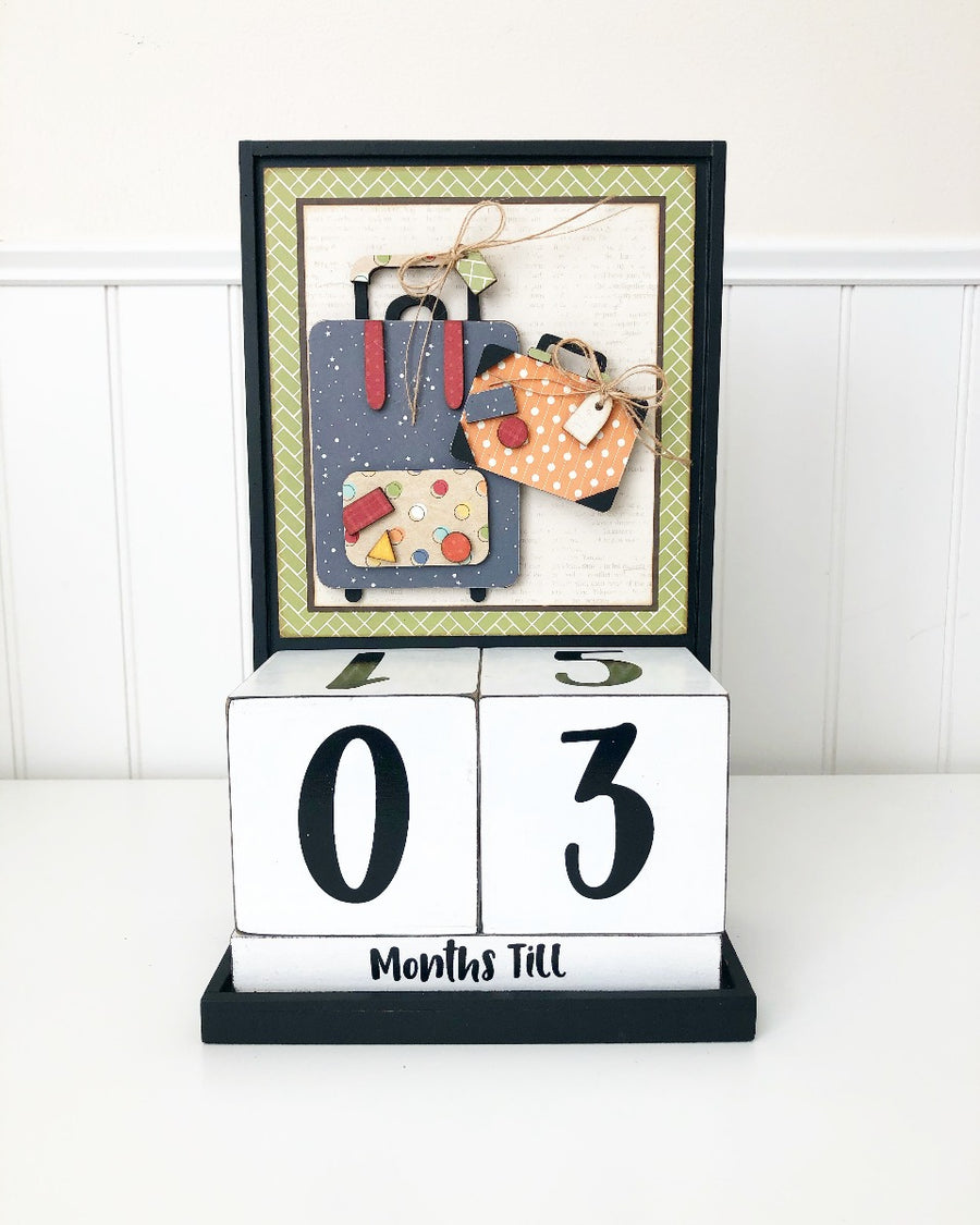 Vacation - Block Countdown - Foundations Decor