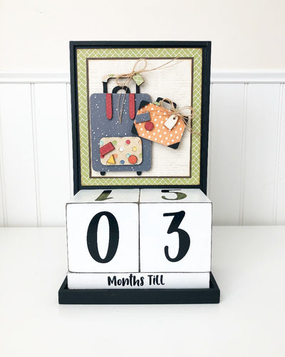 Vacation - Block Countdown - Foundations Decor