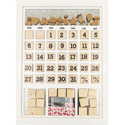 White Magnetic Calendar Frame - Foundations Decor