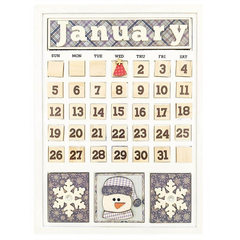 January Magnetic Calendar - Foundations Decor