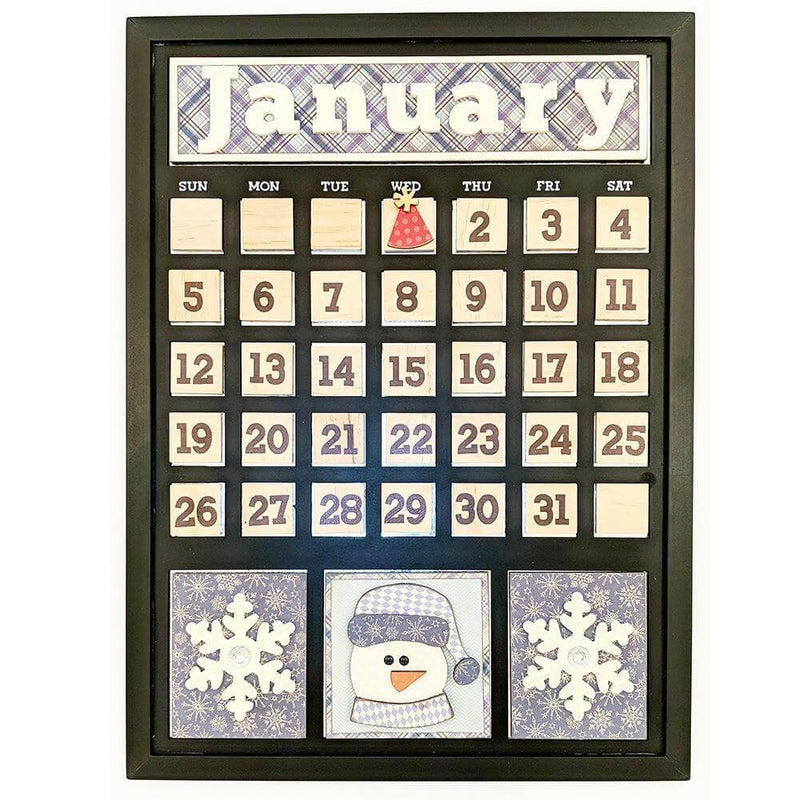 January Magnetic Calendar - Foundations Decor