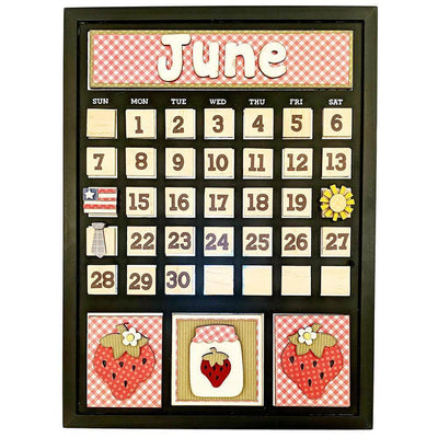 June Magnetic Calendar - Foundations Decor