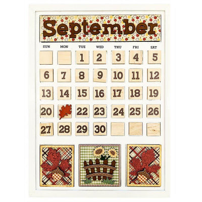 September Magnetic Calendar - Foundations Decor