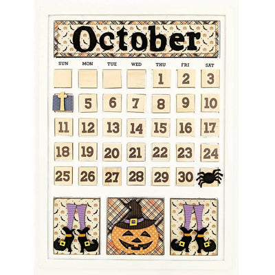 October Magnetic Calendar - Foundations Decor