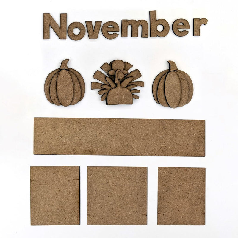 November Magnetic Calendar - Foundations Decor