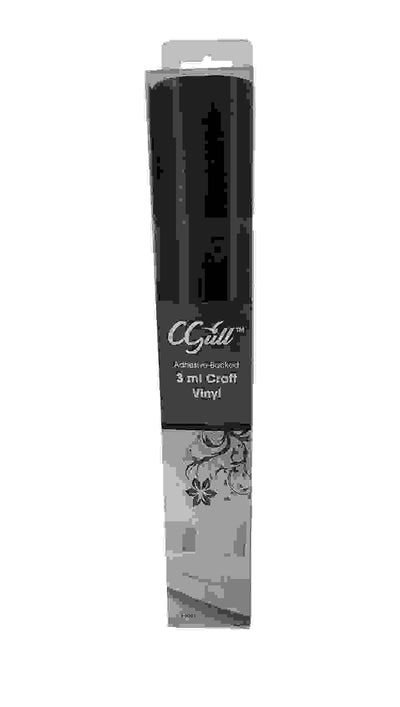 view of CGull Premium Black Glossy Vinyl packaging