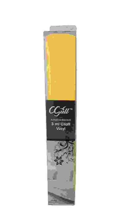 view of CGull Premium Yellow Glossy Vinyl packaging