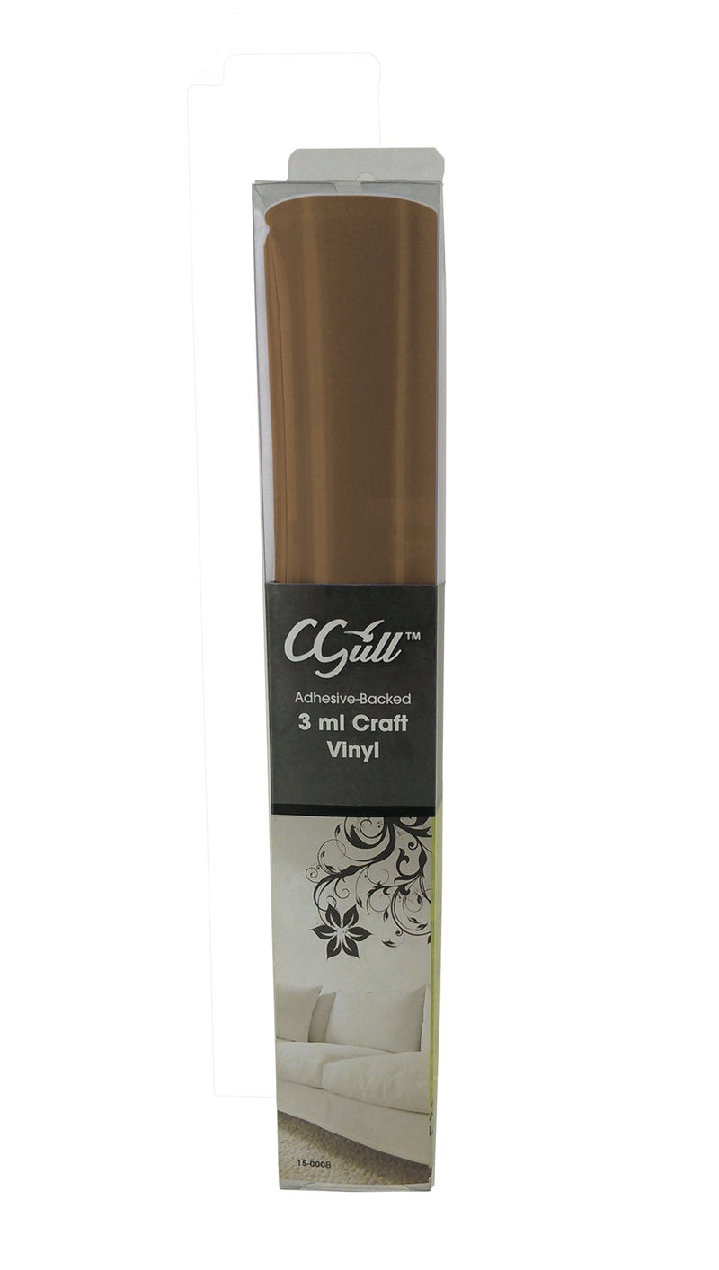 view of CGull Premium Brown Glossy Vinyl packaging