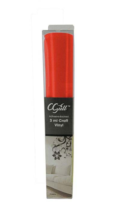 view of CGull Premium Red Glossy Vinyl packaging