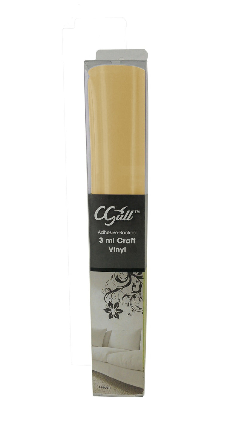 view of CGull Premium Beige Glossy Vinyl packaging