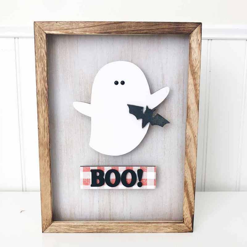 Boo! Ghost - Simply Framed - Foundations Decor