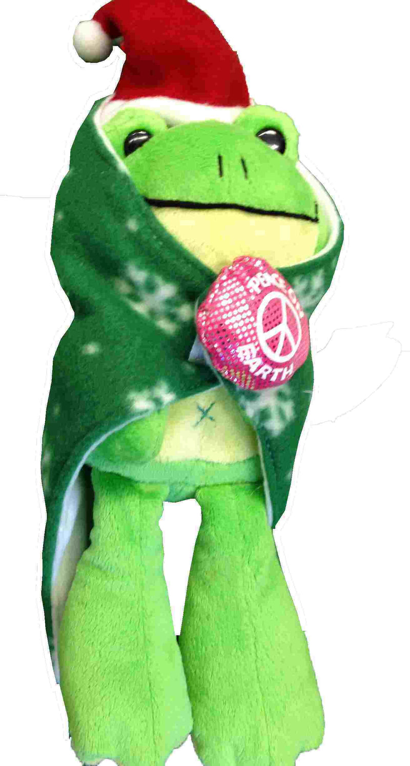 Snuggle Buddies - Santa Frog - Clearance