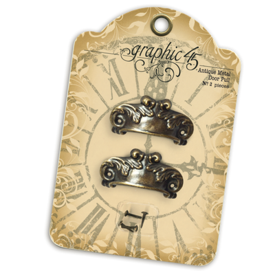 Antique Brass Door Pulls - Graphic 45