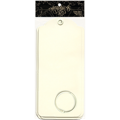 Large Ivory Tags - Staples - Graphic 45