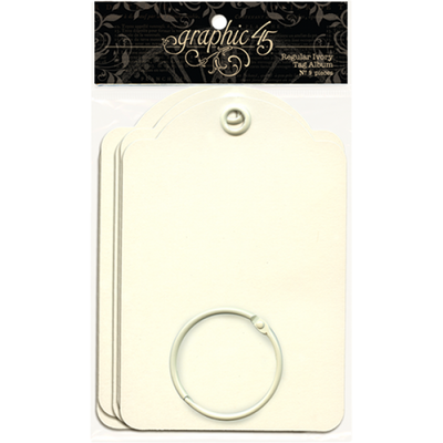 Ivory Regular Tags - Staples - Graphic 45