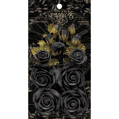 Black Rose Bouquet - Graphic 45