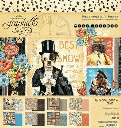 Well Groomed 8" x 8" Paper Pad - Graphic 45