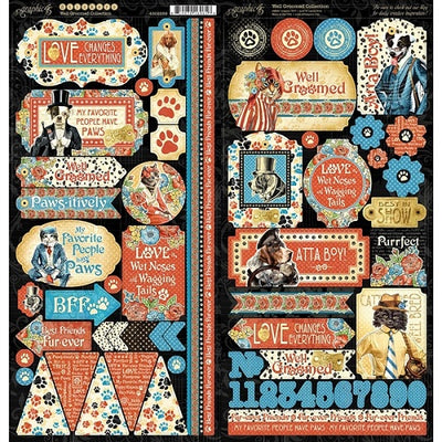 Well Groomed Stickers - Graphic 45