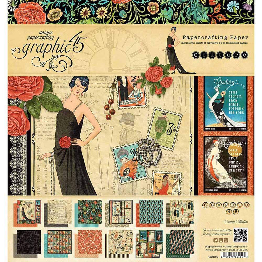 Couture 8" x 8" Paper Pad - Graphic 45