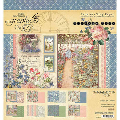 24 Sheets 6X6 Vintage Patterned Single-Sided Scrapbook Paper Pad Card  Making Photo Frame Album Die Cuts Background Paper