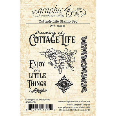 Cottage Life Stamp Set - Graphic 45