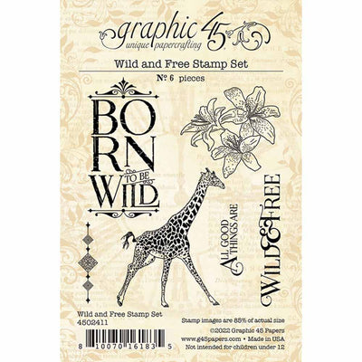 Wild & Free Stamp Set - Graphic 45