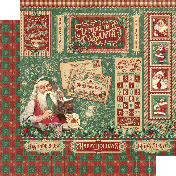 Letters to Santa 8x8 Collection Pack - Graphic 45