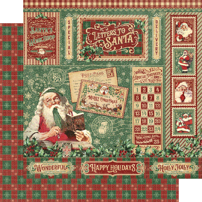 Letters to Santa 12x12 Collection Pack with Stickers - Graphic 45