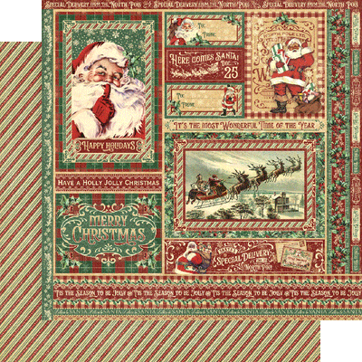 Letters to Santa 12x12 Collection Pack with Stickers - Graphic 45