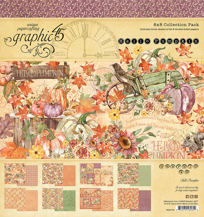 Hello Pumpkin 8x8 Collection Pack - Graphic 45